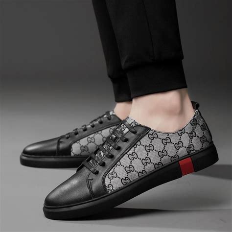 gucci leather shoes for men|gucci flat shoes for men.